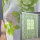 Тюль (4х2.7м.) батист, коллекция "Flora". Цвет белый с салатовым. Код 1264т 42-1382 - изображение 1