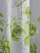 Тюль (4х2.7м.) батист, коллекция "Flora". Цвет белый с салатовым. Код 1264т 42-1382 - изображение 5
