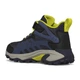 Дитячі Черевики Merrell Moab Speed 2 Mid A/C Waterproof Navy/Hi Viz 37-6-25 см - изображение 3