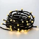 Гірлянда-штора 3×2 м 144 LED, Світлодіодна новорічна завіса з підвісними нитками для вікон, стін, арок, фотозон, кімнати та святкового декору дому, Жовтий - зображення 3