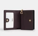Компактный женский кошелек Coach Snap Wallet In Signature Canvas Gold Walnut Black - изображение 2