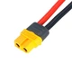 Кабель силовий Amass XT60H-F мама 22см силіконовий кабель 12AWG для АКБ 60 А - зображення 2