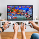 Ігрова приставка + 2 джойстики HOCO GA31 Collection game box+two wireless gamepads set, 2.4G, HDTV, white - зображення 6