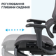 Кресло офисное OfficePro Jade OC970B Fabric эргономичное Black - изображение 13