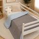 Плед детский MirSon №063 Premium Pique 09 Sleeping animals 90х110 см (2200013893837) - изображение 5
