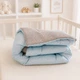 Плед детский MirSon №063 Premium Pique 09 Sleeping animals 90х110 см (2200013893837) - изображение 7