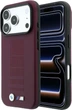 Etui na smartfon BMW M Blue Perfo Metal Logo MagSafe do Apple iPhone 18 Pro / Apple iPhone 17 Pro Burgundowe (3666339668082) - obraz 1