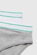 Трусики сліп, 2 штуки United Colors of Benetton 110-122(см) Білий/Сірий (157907) - зображення 2