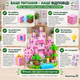 Магнитный конструктор Minecraft Розовый замок 100 деталей для детей от 3 лет - изображение 8