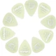 Медіатори D'Addario 1CCG2 Planet Waves Classic Celluloid Cellu-Glo Player's Pack 0.50 mm (10 шт.) - зображення 3