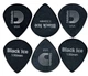 Медіатори D'Addario 3DBK7 Planet Waves Duralin Black Ice Player's Pack 1.5 mm (10 шт.) - зображення 3