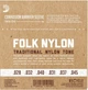 Струни для класичної гітари D'Addario EJ32C Folk Nylon Ball End Silver Wound Clear Treble 28/45 - зображення 2