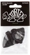Медиаторы Dunlop 488P.73 Tortex Pitch Black Player's Pack 0.73 mm (12 шт.) - изображение 1