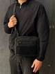 Мужская сумка барсетка мессенджер (планшетка) Slim Patch Black, черная через плечо кондура 1000D для патчей - изображение 1