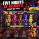 Набір фігурок Five Nights at Freddy’s 5 шт FNAF зі змінними обличчями, Фредді, Фоксі, Бонні, Чіка, ФНАФ 5 ночей із Фредді (7214) - зображення 1