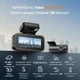 Автомобильный видеорегистратор комплект Xiaomi 70mai Dash Cam A810 Lite 4K Global + задняя камера Rear Cam RC21 (управление со смартфона) - изображение 6
