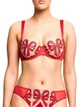 Бюстгальтер балконет Dita von Teese 75C Червоний (D59073-scarlett) - изображение 3