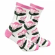 Шкарпетки Premier Socks "Рожева Квітка", з цікавим принтом, розмір 36-39 - зображення 1