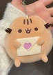 М'яка іграшка-брелок Кіт Пушин з конвертом (Pusheen the Cat), світло-коричневій, 10см - изображение 2