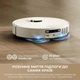 Робот-пилосос миючий Dreame Bot L10s Ultra Gen 3 White, 25 000 Па, 5200 мА·год, 210 хв, LiDAR, станція самоочищення - зображення 6