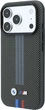 Etui na smartfon BMW M Quadrille Kevlar Tricolor Print Lines MagSafe do Apple iPhone 18 Pro Max / Apple iPhone 17 Pro Max Anthracite (3666339669799) - obraz 2