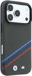 Чохол для смартфона BMW M Quadrille Kevlar Print Tricolor Lines & Metal Logo MagSafe для Apple iPhone 18 Pro / Apple iPhone 17 Pro Anthracite (3666339669485) - зображення 4