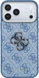 Чохол для смартфона Guess 4G & Big Resin Logo для Apple iPhone 18 Pro Max / Apple iPhone 17 Pro Max Light Blue (3666339653712) - зображення 3