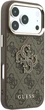 Чохол для смартфона Guess 4G & Big Resin Logo для Apple iPhone 18 Pro Max / Apple iPhone 17 Pro Max Brown (3666339653675) - зображення 4