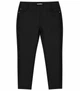 Штаны MERILLA женские большого размера плотные трикотажные на резинке с лампасом из страз 3XL, 52 черные - изображение 3