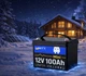 Акумулятор LiFePO4 WattCycle MINI 12V 100Ah BT IP65 батарея з BMS 100A - изображение 3