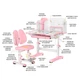 Комплект мебели Mealux BD-28 Panda Стол + стульчик + полка Pink (BD-28 PN) - изображение 2