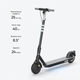 Електросамокат OKAI NEON Black 8.5", 300 Вт (600 Вт), 9.8 А·год, запас ходу до 40 км, швидкість до 25 км/год, NFC, App, 16 кг - изображение 3