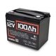 Акумулятор LiFePO4 HS12V100AH10 12.8В 100А·год з Bluetooth (305977) - изображение 1