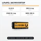 Аккумулятор Lifepo4 200 Ач 12.8 В Литий-железо-фосфат RVPOZWER 12V 200 Ah 2560Wh 200A BMS для инвертора, солнечной системы, ИБП - изображение 11
