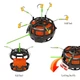 Годівниця з гачками для ловлі риби Carp Feeder Trap 6 Hook, набір 4 штуки - зображення 4