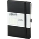 Блокнот AXENT 125*195мм 96арк. Partner чорний, на гумці, крем. папір (лінія) /8308-01-A/ - изображение 2