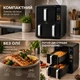 Двухкамерный аэрогриль-мультипечь T.K.Line TK00275 18 л, 2 чаши 12+6 л - изображение 3