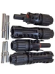 Конектор MC4 45A 1500V (2пары = 2папы+2мамы) IP68, Ø4-6мм, кебельный соединитель для солнечных панелей - изображение 8