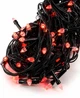 Гирлянда КОНУС, 100 LED, 6 м, 8 режимов, черный провод, красная, 1210-05 - изображение 1
