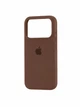 Чохол для iPhone 18 Pro силіконовий Soft-touch Silicone Case Full Size (AA) Brown - зображення 3
