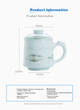 Керамическая чайная чашка Changnan Jingdezhen, с крышкой и ситечком, в подарочной коробке - изображение 10
