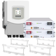 Комплект автономного енергопостачання Deye 6 кВт SUN-6K-SG06LP1-EU-BM2 + Growatt HOPE 5.0L-B1 2 шт 5.12 кВт·год - зображення 2