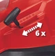 Газонокосилка аккумуляторная Einhell PXC GP-CM 36/41 Li 36В 41 см 50 л красная 15,1 кг - изображение 8