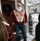 Новогодний праздничный свитшот-кофта M с приколом Волосатое тело Санты - изображение 2