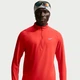 Кофта чоловіча Nike Stride Dri-Fit 1/4-Zip Running Top M Червоний HV2180-696 - зображення 1