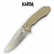 Ніж Складаний Karda J278 Clip Point Desert - изображение 1
