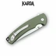 Ніж складаний Karda J264 Olive - изображение 5