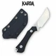 Ніж Фіксований Karda Z037 Black - изображение 2