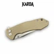 Ніж Складаний Karda J278 Clip Point Desert - изображение 4