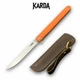 Ніж Складаний Karda J097 orange handle drop blade - зображення 2